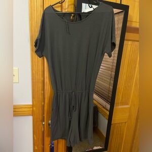 Zenana Outfitters Charcoal Jumpsuit